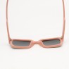 Γυαλιά Ηλίου Polarized – Ροζ Σκελετός με Μαύρους Φακούς και Χρυσές Λεπτομέρειες UV400