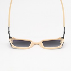 Γυαλιά Ηλίου Polarized – Κρεμ Σκελετός με Σκούρους Φακούς UV400
