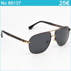 Γυαλιά Ηλίου Polarized – Καφέ Σκελετός με Χρυσές Λεπτομέρειες UV400