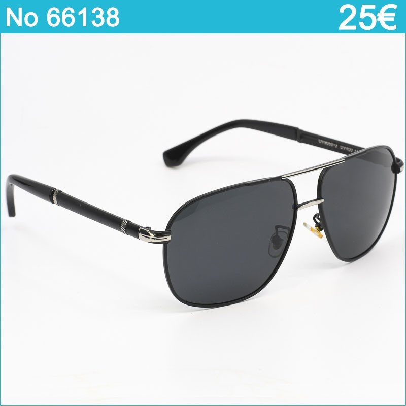 Γυαλιά Ηλίου Polarized – Μαύρος Σκελετός με Ασημένιες Λεπτομέρειες UV400 Γυαλιά Ηλίου Polarized – Μαύρος Σκελετός με Ασημένιες Λεπτομέρειες UV400