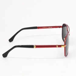 Γυαλιά Ηλίου Polarized – Κόκκινος Σκελετός με Χρυσές Λεπτομέρειες UV400