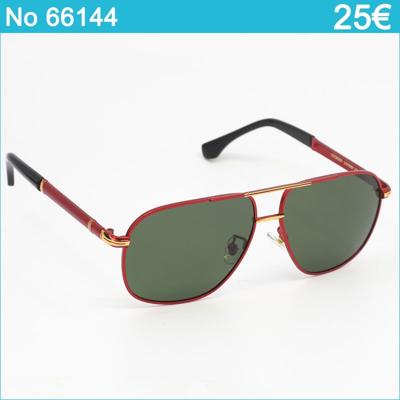 Γυαλιά Ηλίου Polarized – Κόκκινος Σκελετός με Χρυσές Λεπτομέρειες και Πράσινους Φακούς UV400 Γυαλιά Ηλίου Polarized – Κόκκινος Σκελετός με Χρυσές Λεπτομέρειες και Πράσινους Φακούς UV400