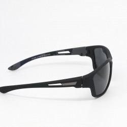Ανδρικά Μαύρα Γυαλιά Ηλίου Polarized με Πράσινους Φακούς για Κομψές Εμφανίσεις