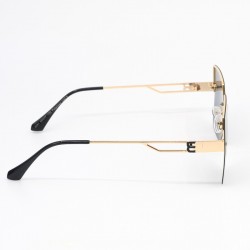 Γυαλιά Ηλίου Polarized για Γυναίκες – Χρυσός Σκελετός με Μαύρους Φακούς UV400
