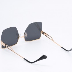 Γυαλιά Ηλίου Polarized για Γυναίκες – Χρυσός Σκελετός με Μαύρους Φακούς UV400