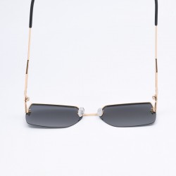 Γυαλιά Ηλίου Polarized για Γυναίκες – Χρυσός Σκελετός με Μαύρους Φακούς UV400