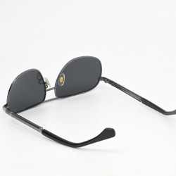 Γυαλιά Ηλίου Polarized – Μεταλλικός Σκελετός με Μαύρους Φακούς UV400