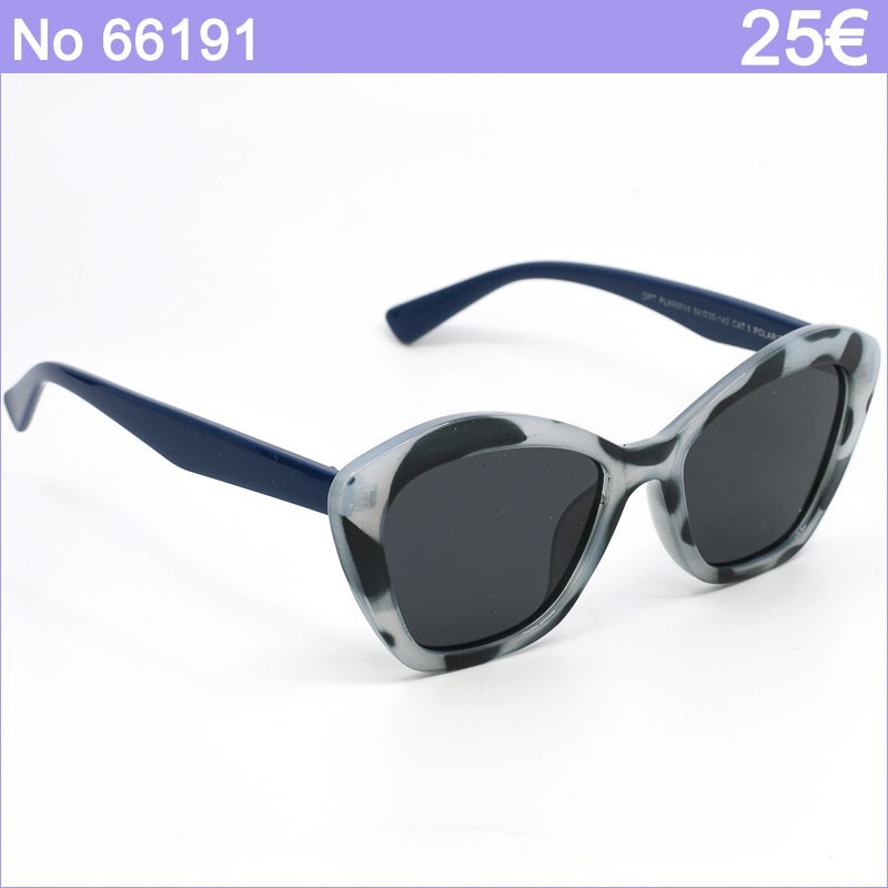 Γυναικεία Γυαλιά Ηλίου Polarized με Σκελετό σε Γκρι-Μπλε Απόχρωση & UV400 Προστασία