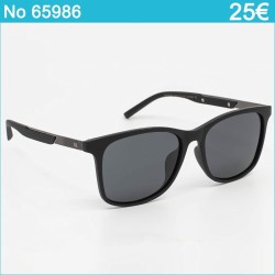 Ανδρικά Μαύρα Γυαλιά Ηλίου Polarized με Διαχρονικό Σχέδιο και Μαύρους Φακούς