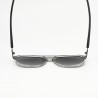 Γυαλιά Ηλίου Polarized με Μαύρο και Διαφανές Σκελετό