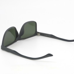 Ανδρικά Μαύρα Γυαλιά Ηλίου Polarized με Πράσινους Φακούς για Κομψές Εμφανίσεις