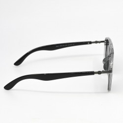 Γυαλιά Ηλίου Polarized με Διαφανή και Μαύρο Σκελετό