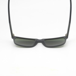 Ανδρικά Μαύρα Γυαλιά Ηλίου Polarized με Πράσινους Φακούς για Κομψές Εμφανίσεις