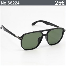 Γυαλιά Ηλίου Polarized με Μαύρο Σκελετό και Πράσινους Φακούς