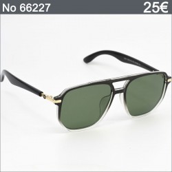 Γυαλιά Ηλίου Polarized με Μαύρο Σκελετό και Χρυσές Λεπτομέρειες