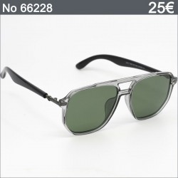 Γυαλιά Ηλίου Polarized με Διαφανή και Μαύρο Σκελετό