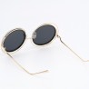 Γυναικεία Γυαλιά Ηλίου Polarized με Χρυσό Μεταλλικό Σκελετό και Μαύρους Φακούς