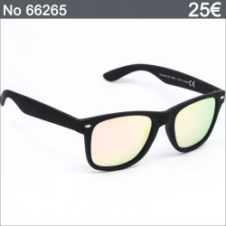Ανδρικά Γυαλιά Ηλίου Polarized με Μαύρο Σκελετό και Καθρέπτες Χρυσούς