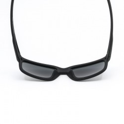 Ανδρικά Γυαλιά Ηλίου Polarized με Μαύρο Σκελετό και Γκρι Καθρεφτές Φακούς