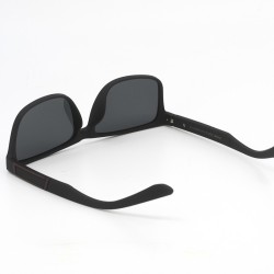 Ανδρικά Μαύρα Γυαλιά Ηλίου Polarized με Πράσινους Φακούς για Κομψές Εμφανίσεις