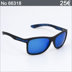 Ανδρικά Γυαλιά Ηλίου Polarized – Μαύρα με Κόκκινη Λεπτομέρεια