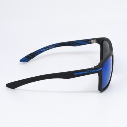 Ανδρικά Γυαλιά Ηλίου Polarized – Μαύρα με Κόκκινη Λεπτομέρεια