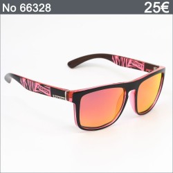 Ανδρικά Γυαλιά Ηλίου Polarized – Fashion Στυλ με Ροζ‑Μαύρο Zebra Print