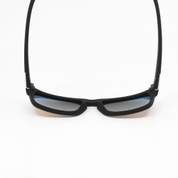 Ανδρικά Γυαλιά Ηλίου Polarized – Μαύρο Ματ με Καθρέφτες Κόκκινο‑Πορτοκαλί