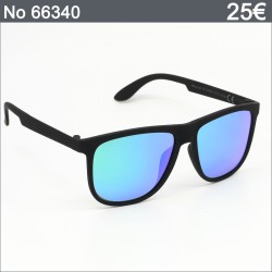 Ανδρικά Γυαλιά Ηλίου Polarized – Μαύρο Ματ με Μπλε‑Πράσινους Καθρέφτες