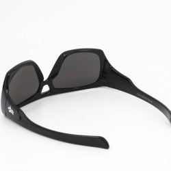 Ανδρικά Γυαλιά Ηλίου Polarized – Glossy Μαύρο Sport με Μπλε Καθρέφτες 🕶️