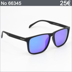 Ανδρικά Γυαλιά Ηλίου Polarized – Ματ Μαύρο με Μπλε‑Μωβ Καθρέφτες