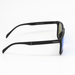 Ανδρικά Γυαλιά Ηλίου Polarized – Ματ Μαύρο με Καθαρούς Μπλε Καθρέφτες 🕶️