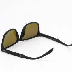 Ανδρικά Γυαλιά Ηλίου Polarized – Ματ Μαύρο με Καθαρούς Μπλε Καθρέφτες 🕶️