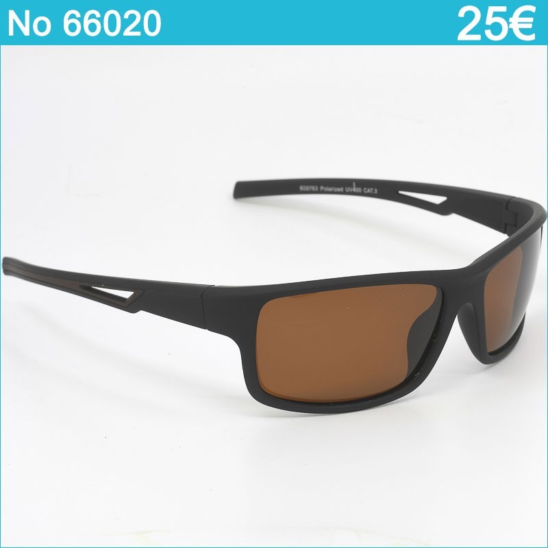 Ανδρικά Γυαλιά Ηλίου με Μαύρο Σκελετό & Polarized Καφέ Φακούς Ανδρικά Γυαλιά Ηλίου με Μαύρο Σκελετό & Polarized Καφέ Φακούς