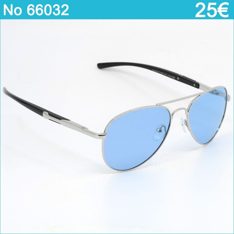 Aviator Unisex Γυαλιά Ηλίου με Ασημί Σκελετό & Διαφανή Μπλε Φακό Aviator Unisex Γυαλιά Ηλίου με Ασημί Σκελετό & Διαφανή Μπλε Φακό