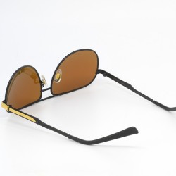 🕶 Ανδρικά Πολωτικά Γυαλιά Ηλίου Aviator με Μπλε Καθρέφτη